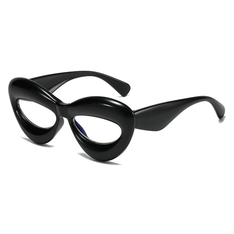 R55579 Vintage Punk Lip Glasses – Bold Y2K Fashion for Modern Edge